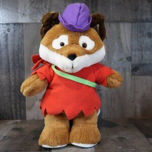 Hallmark Foxworthy Fox Plush Robin Hood Archer Red Jacket Valentine Heart Arrows